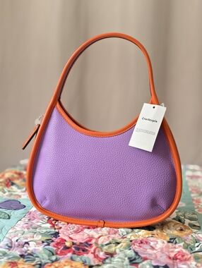 *NWT* COACHTOPIA Ergo Bag In Coachtopia Leather Iris/Sun Orange